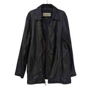 Vintage Wilsons Leather Jacket Mens XLT 90s M Julian Car Coat Supernatural